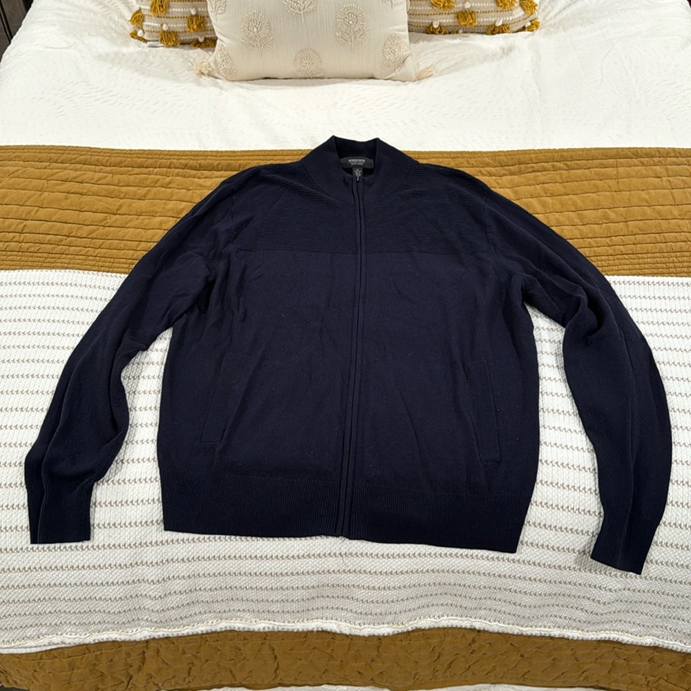 Nordstrom Men's Zip Front Wool Cardigan